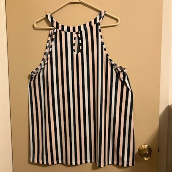 Torrid Resortwear Striped Halter Top - Picture 2 of 5